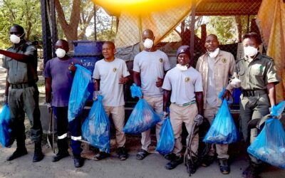 Gorongosa National Park focuses on environmental education, cleanup and the three Rs: Reduce, Reuse, Recycle.