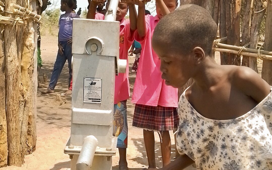 New boreholes improve water access and supply to Maringué District communities.