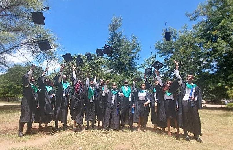 Third cohort of twelve Mozambican students graduate with their Master’s in Conservation Biology in Gorongosa National Park.