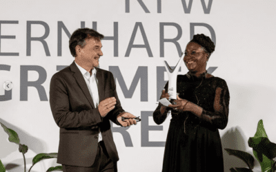 Gorongosa Park’s Hercília Chipanga receives KfW Stiftung’s “hidden hero” award for global nature and species conservation.